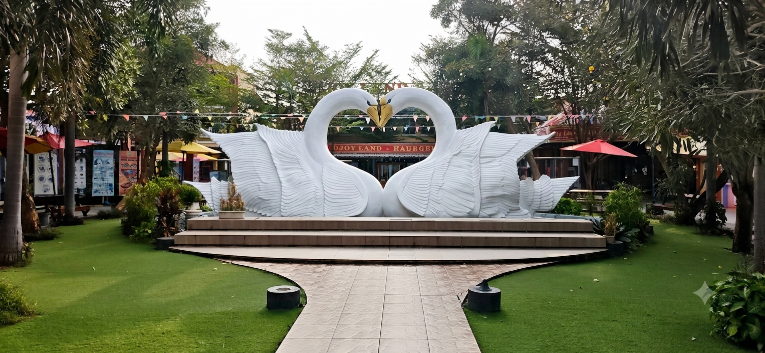 Ikon angsa Djoyland — titik kumpul